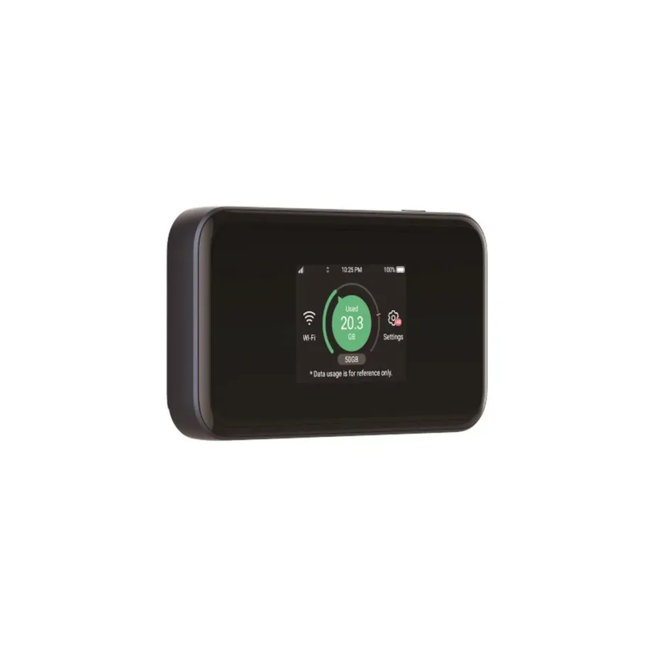 ZTE MU5001 5G WiFi 6 kaasaskantav ruuter, puutetundlik 2,4″ ekraan, 4500 mAh aku, kuni 32 seadmele, must/sinine – 4