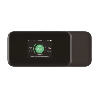 ZTE MU5001 5G WiFi 6 kaasaskantav ruuter, puutetundlik 2,4" ekraan, 4500 mAh aku, kuni 32 seadmele, must/sinine