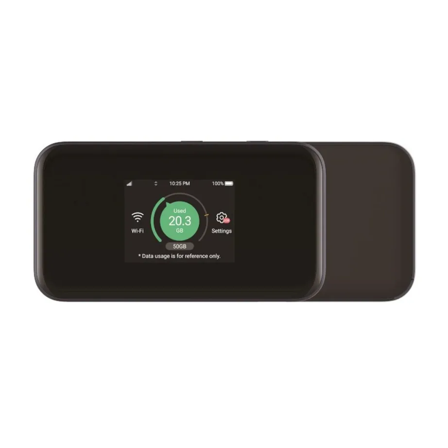 ZTE MU5001 5G WiFi 6 kaasaskantav ruuter, puutetundlik 2,4″ ekraan, 4500 mAh aku, kuni 32 seadmele, must/sinine