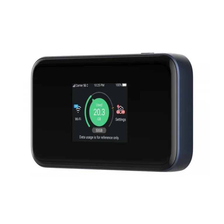 ZTE MU5001 5G WiFi6 kaasaskantav ruuter, Qualcomm SDX55, kuni 32 seadmele, aku, must