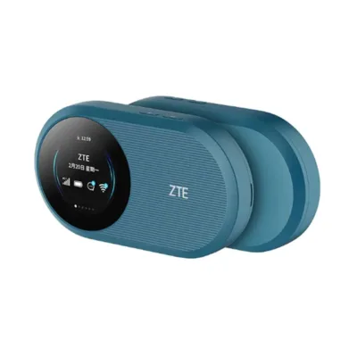 ZTE U10S Pro 4G WiFi6 mobiilne ruuter 3000mAh akuga, ekraaniga, kuni 32 seadmele, teal