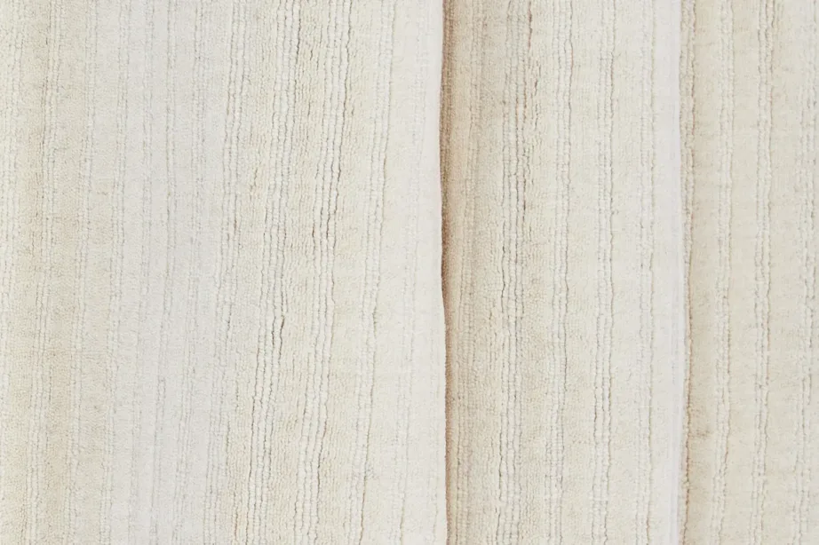 Valge soonmustriline villavaip Milton, 200×70 cm, 15988-101 – 7