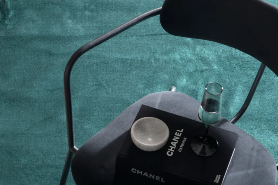 Käsitsi kootud roheline viskoosvaip Indra, 200 × 300 cm, 19973-334 – 4