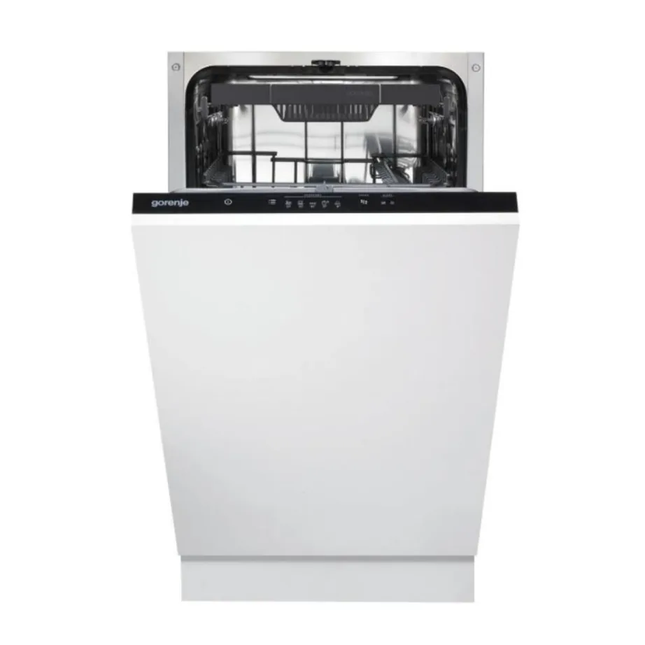 45 cm täisintegreeritav nõudepesumasin Gorenje GV520E11, 11 nõudekomplekti, 5 programmi, energiaklass E, 9,5 l, 47 dB, 3 korvi