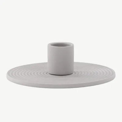 Hall keraamiline küünlaalus Dian, ø12 cm - 58105-165