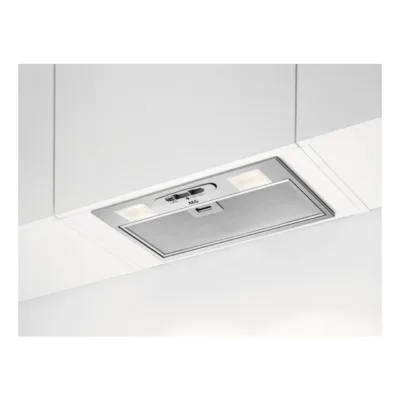 Integreeritav õhupuhasti LED-valgustusega AEG DGB3523S, 55 cm, duct out, roostevaba teras hall, õhuvool 145–330 m3/h,