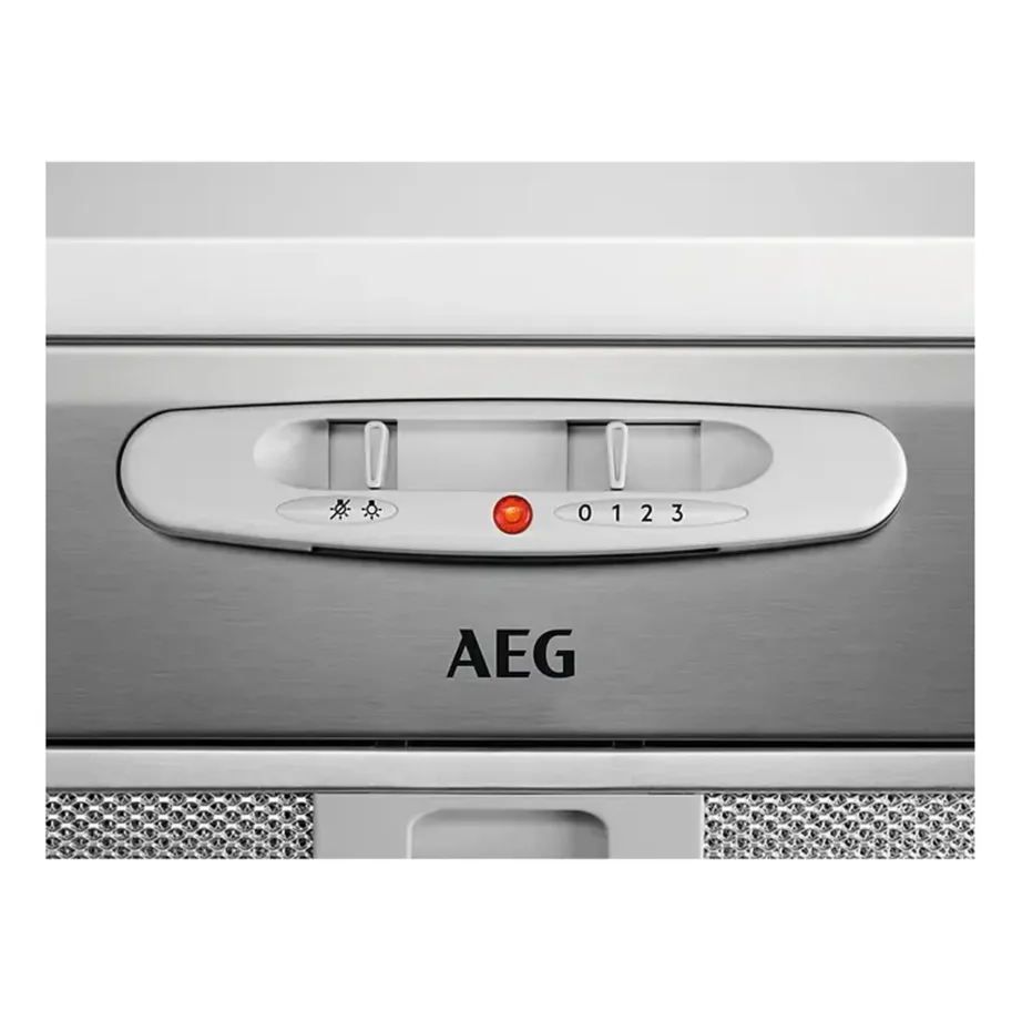 Integreeritav õhupuhasti LED-valgustusega AEG DGB3523S, 55 cm, duct out, roostevaba teras hall, õhuvool 145–330 m3/h, müra 45–63 dB, mehaaniline liugurjuhtimine – 8
