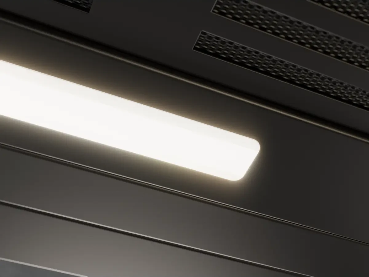 LED-valgustusega AEG DGB3523S õhupuhasti valgustab ühtlaselt kogu pliidipinna