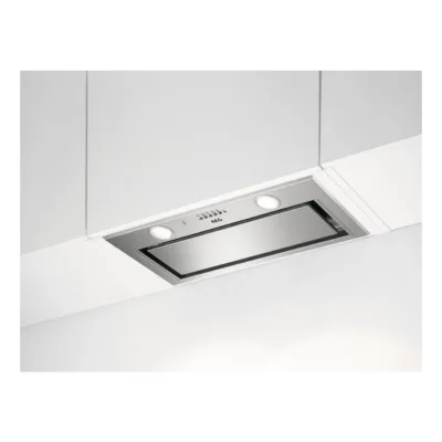 Integreeritav õhupuhasti Hob2Hood ja LED-valgustusega AEG DGE5661HM, 50 cm, kuni 700 m³/h, A energiaklass, roostevaba