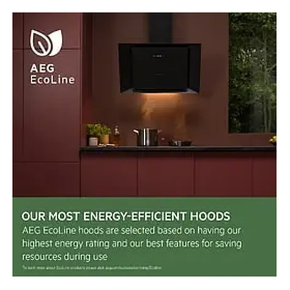 Integreeritav õhupuhasti Hob2Hood ja LED-valgustusega AEG DGE5661HM, 50 cm, kuni 700 m³/h, A energiaklass, roostevaba teras, hall, 150 mm väljatõmme – 8