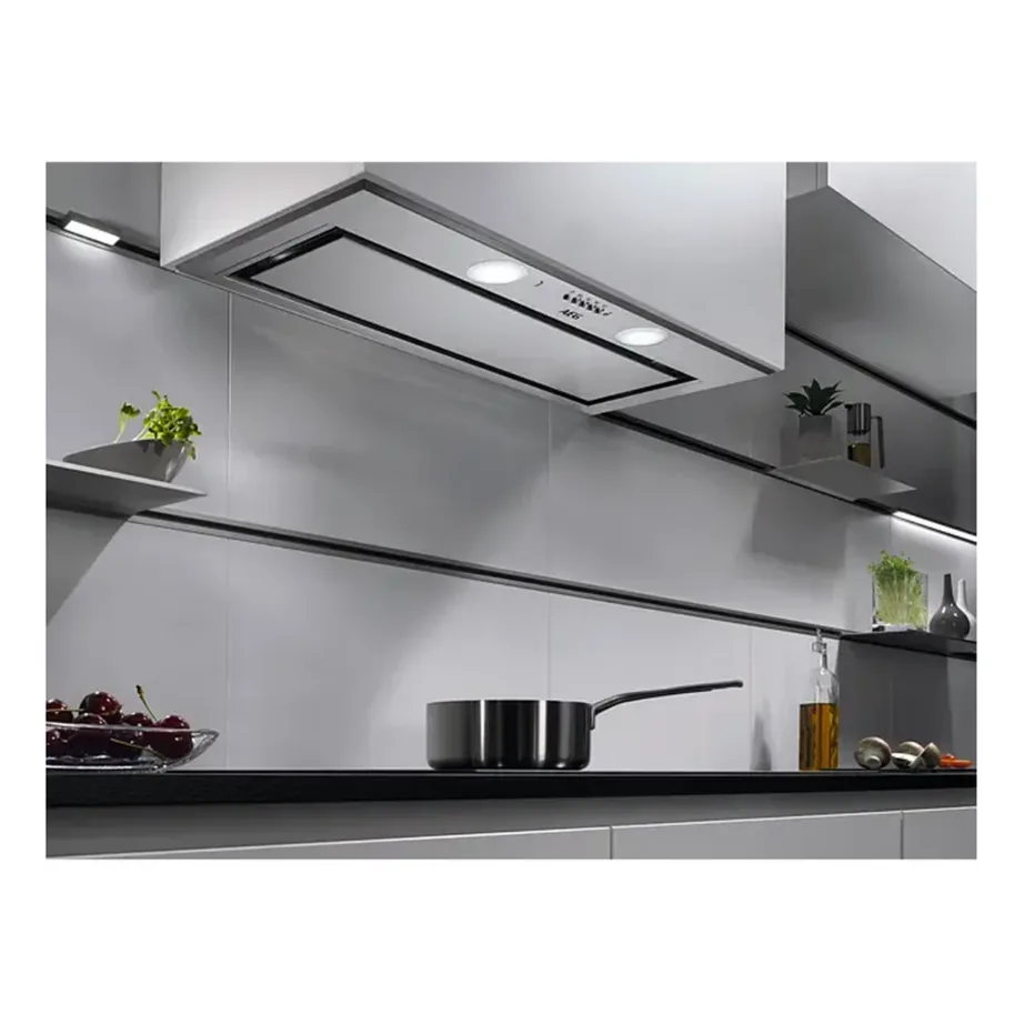 Integreeritav õhupuhasti Hob2Hood ja LED-valgustusega AEG DGE5861HM, 80 cm, 700 m3/h, A energiaklass, roostevaba teras, toruühendus ja ringlus – 2