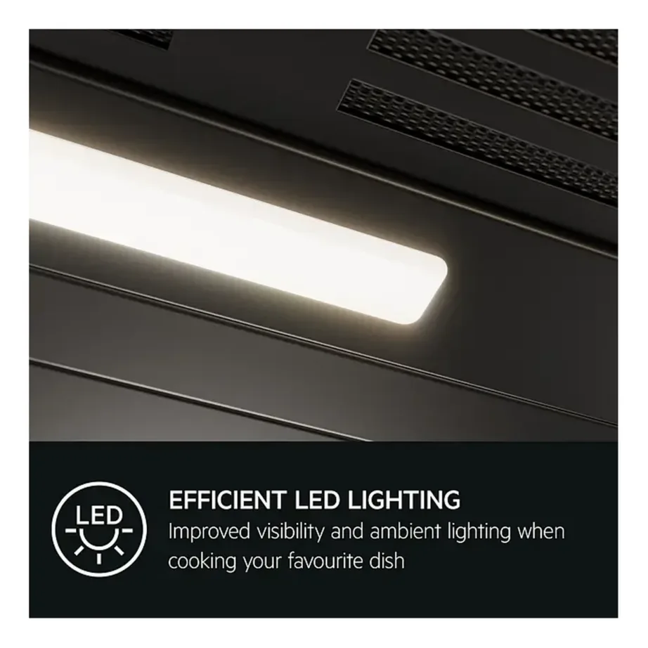 Integreeritav õhupuhasti Hob2Hood ja LED-valgustusega AEG DGE5861HM, 80 cm, 700 m3/h, A energiaklass, roostevaba teras, toruühendus ja ringlus – 7