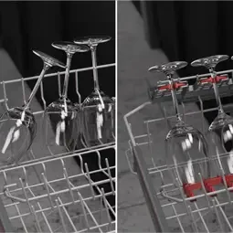 AEG FSB53927Z GlassCare ja SoftGrip tagavad õrna klaasihoolduse nõudepesumasinas