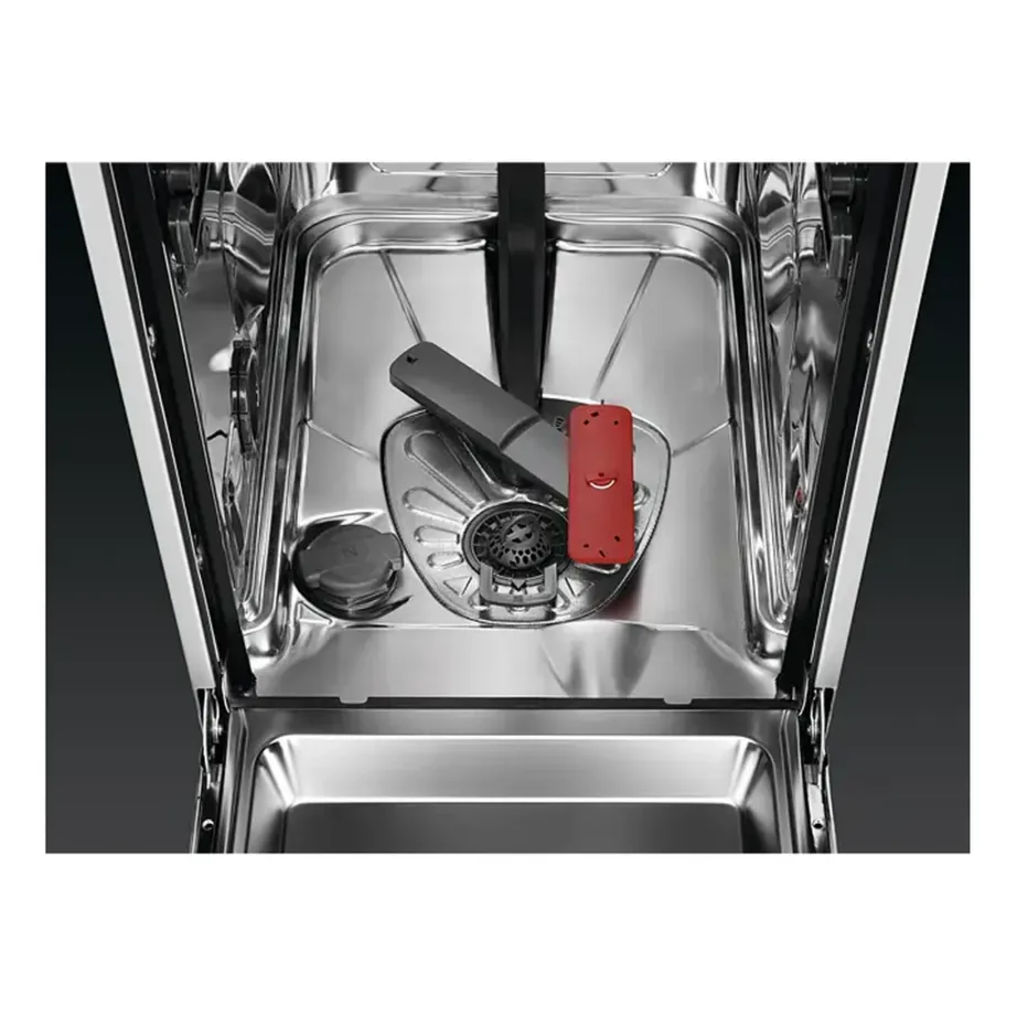 Täisintegreeritav 45 cm nõudepesumasin SatelliteCleaniga AEG FSE72537P, 10 komplekti, E-kl, 44 dB, 9,9 l, MaxiFlex sahtel, QuickSelect, automaatne ukse avamine – 6