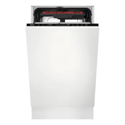 45 cm integreeritav nõudepesumasin SatelliteClean ja MaxiFlexiga AEG FSE73527P, 10 komplekti, klass D, 44 dB, 3 korvi,