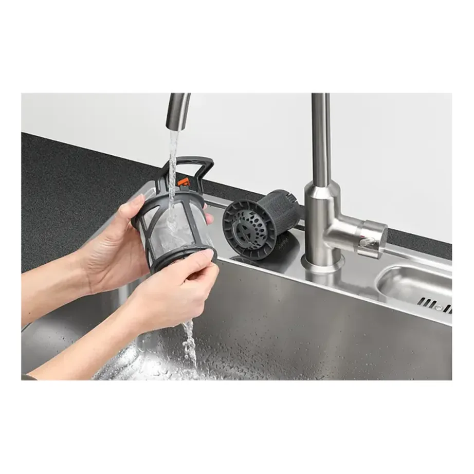 60 cm integreeritav nõudepesumasin AEG FSE74707P, 15 nõudekomplekti, energiklass C, 42 dB, 3 korvi, SatelliteClean, MaxiFlex, QuickSelect – 5