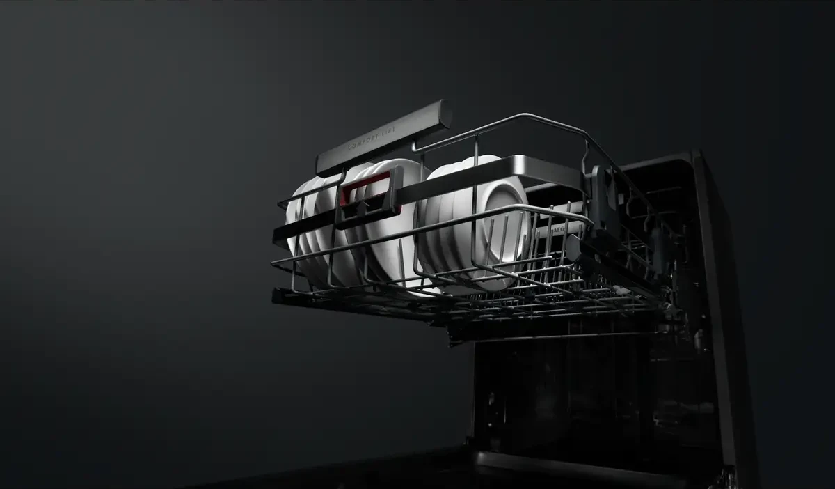 ComfortLift alumise korvi tõstemehhanism AEG FSE94848P nõudepesumasinas