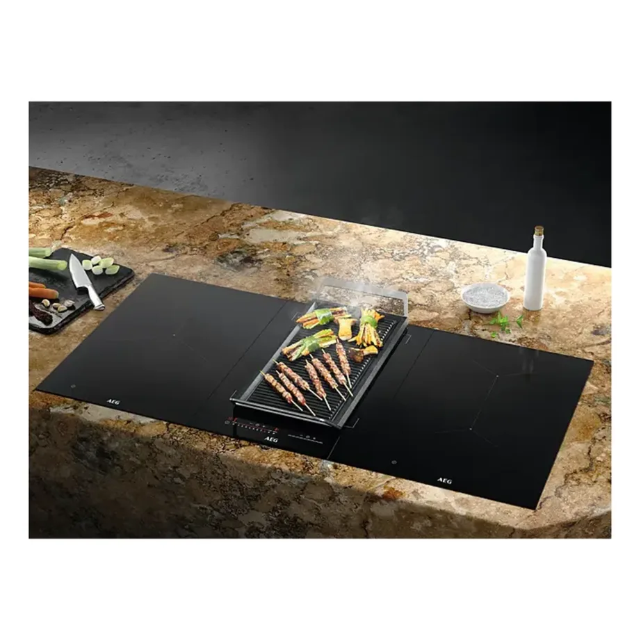 Kahe tsooniga induktsioonpliidiplaat Bridge-funktsiooniga AEG IKE42640KB, 40 cm, 3700 W, vitrokeramika, puudutusliugur, taimer, paus, lapselukk, must – 2