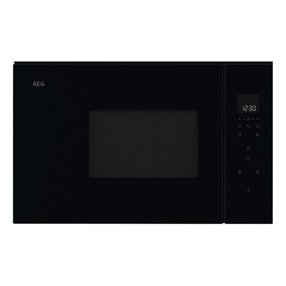 Integreeritav aurufunktsiooniga mikrolaineahi AEG NMB6S171SB, 17 l, 800 W, puutejuhtimine LCD-ga, roostevaba sisemus, must, paigaldus 36×56.2×30 cm