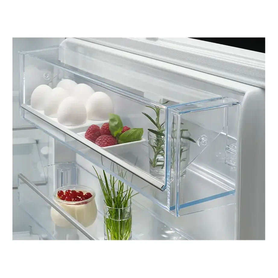 Integreeritav NoFrost külmik-sügavkülmik Wi‑Fi-ga AEG NSC7P751ES, 287+89 l, 70 cm, MaxiSpace, GreenZone+ sahtel, inverterkompressor, libisevad hinged, LED-valgustus, E-kl – 13