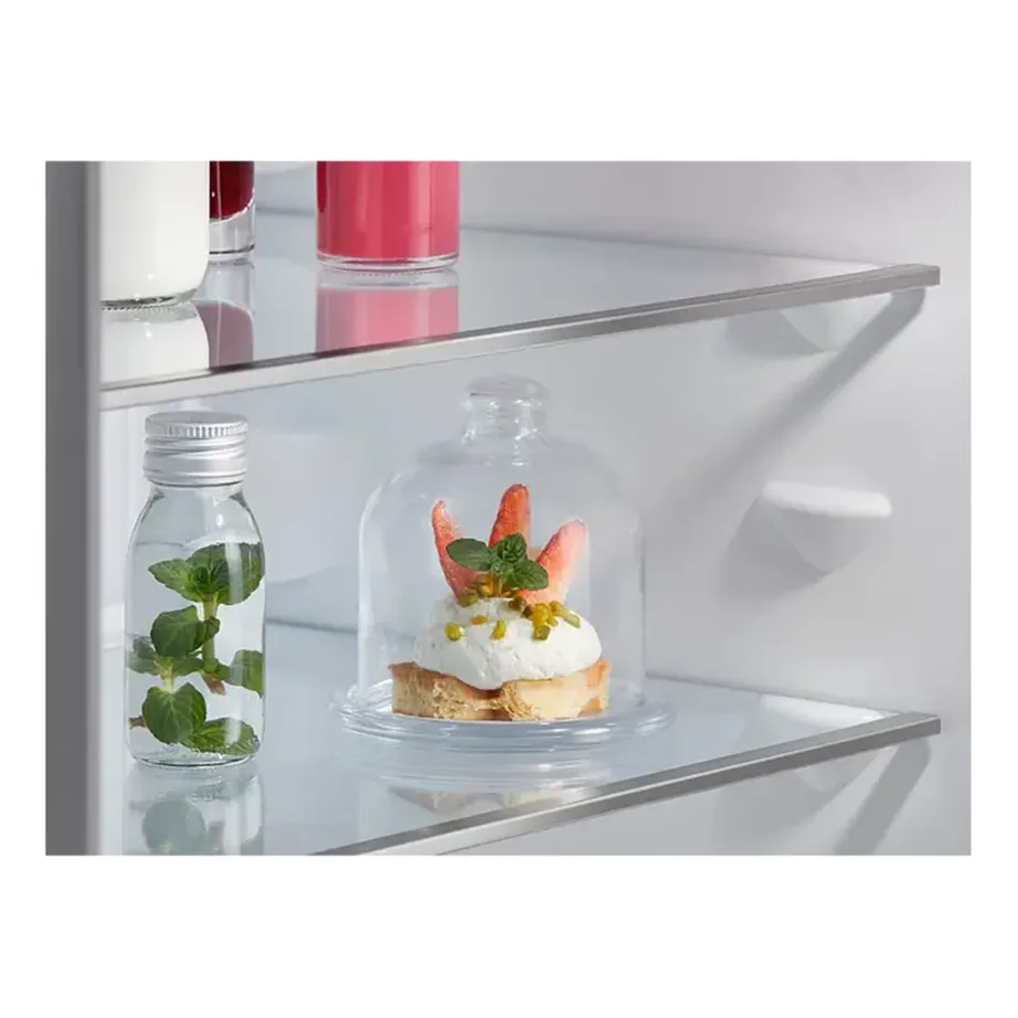 Integreeritav NoFrost külmik-sügavkülmik Wi‑Fi-ga AEG NSC7P751ES, 287+89 l, 70 cm, MaxiSpace, GreenZone+ sahtel, inverterkompressor, libisevad hinged, LED-valgustus, E-kl – 15