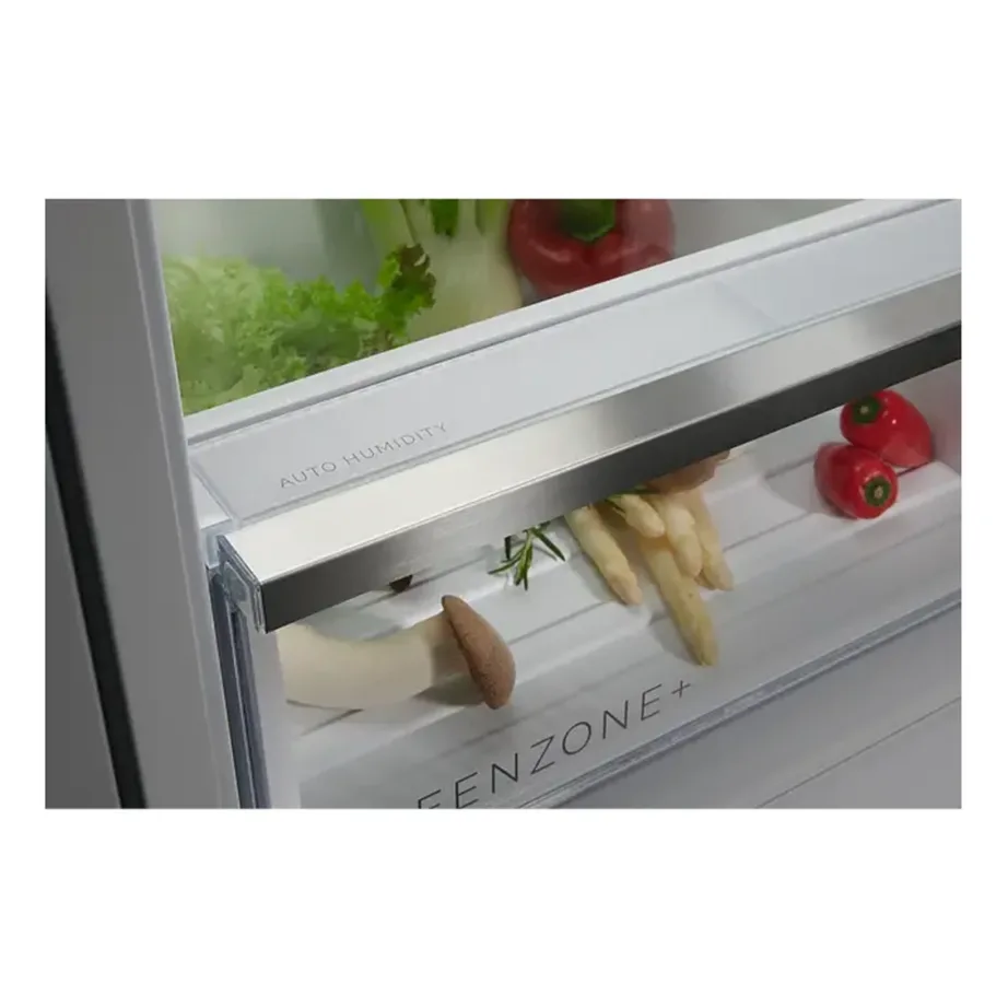 Integreeritav NoFrost külmik-sügavkülmik Wi‑Fi-ga AEG NSC7P751ES, 287+89 l, 70 cm, MaxiSpace, GreenZone+ sahtel, inverterkompressor, libisevad hinged, LED-valgustus, E-kl – 7