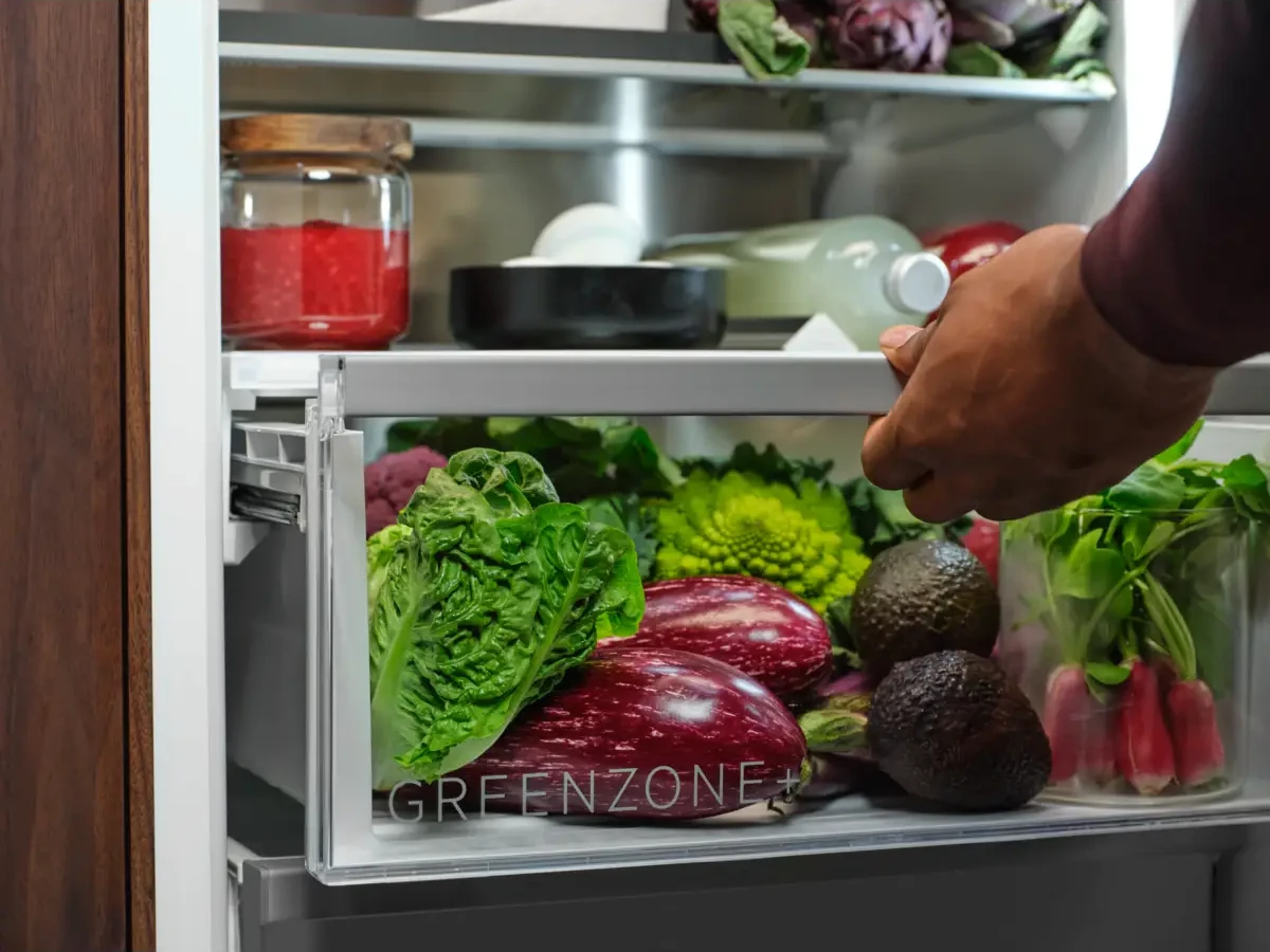 AEG GreenZone+ niiskuskontrolliga sahtel puu- ja köögiviljade hoidmiseks