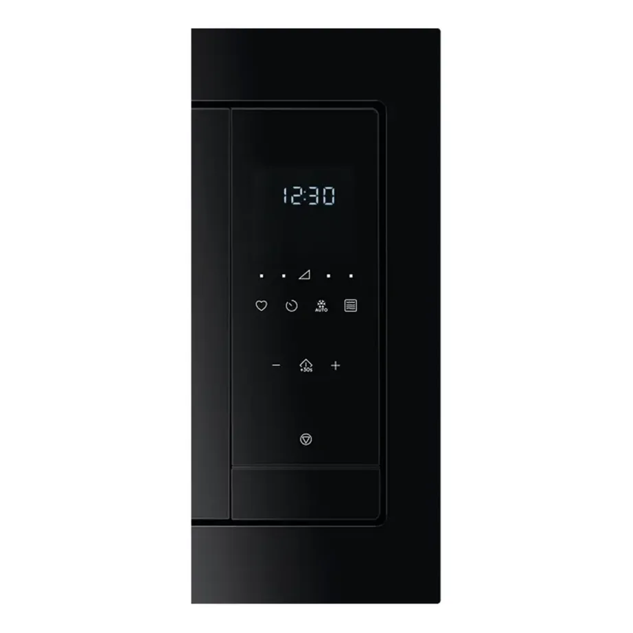 Integreeritav mikrolaineahi grilliga ja aurufunktsiooniga AEG OS5GM251EB, 25 L, 900 W, 1000 W grill, roostevaba sisu, puutetundlik LCD, must, paigaldus 38x56x50 cm – 7