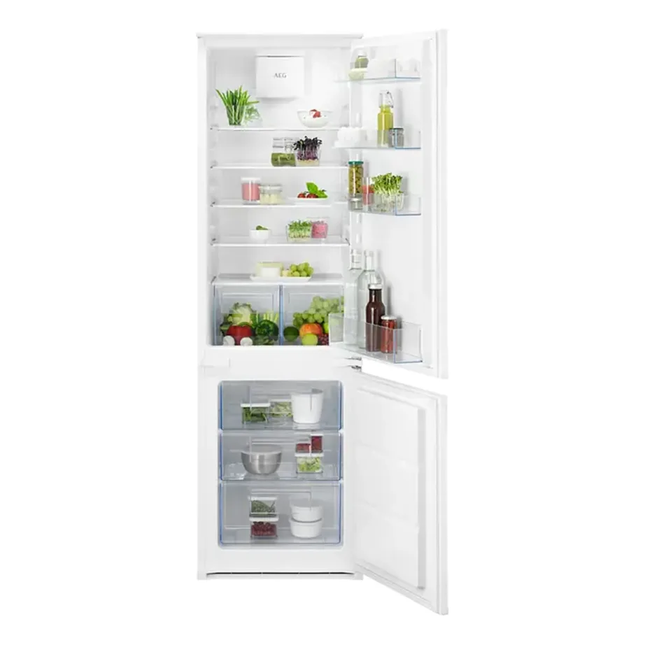 Integreeritav külmik-sügavkülmik LowFrost ja ColdSense AEG OSC5D181ES, 196+73 l, 180 cm, liughinged, E-kl, 34 dB, LED, valge – 3