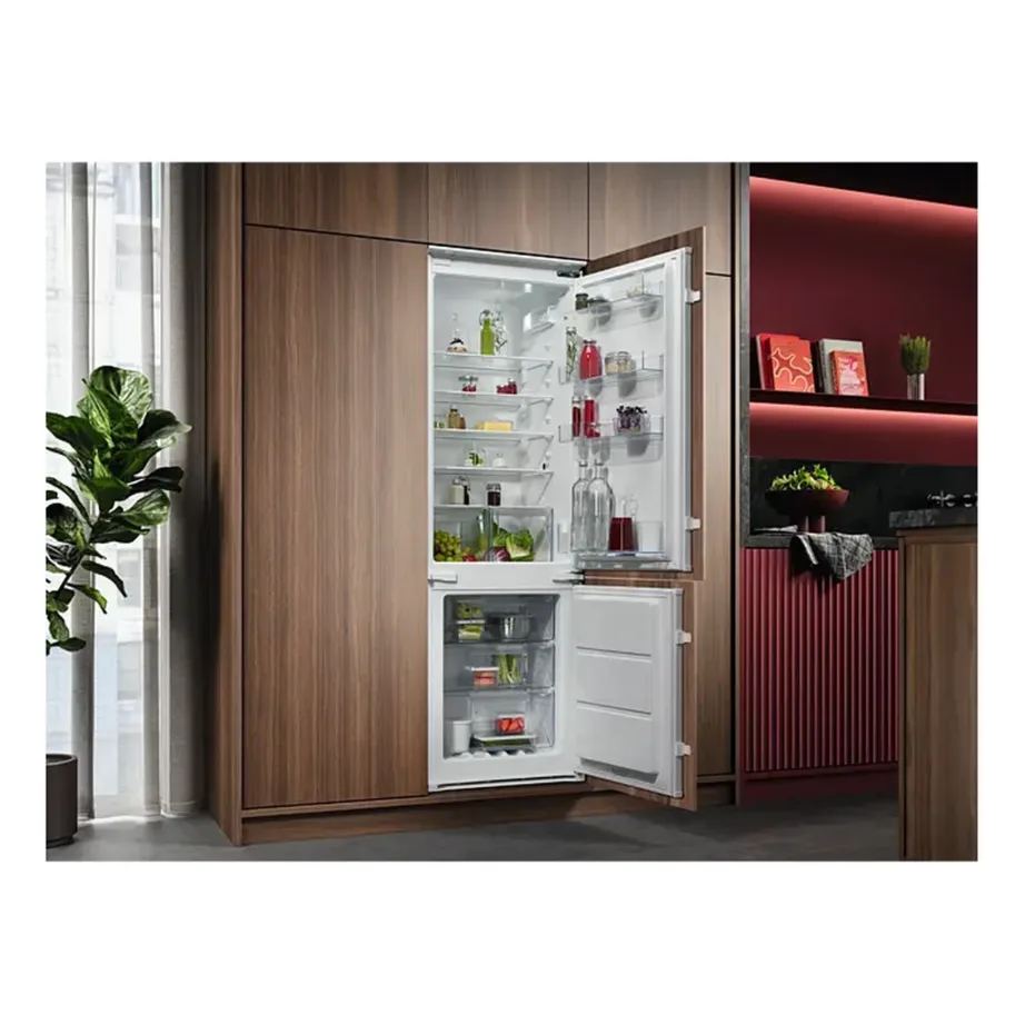 Integreeritav No Frost külmik-sügavkülmik AEG OSC6N181ES, 195+62 L, 180×55 cm, TwinTech, inverterkompressor, LED-valgustus, 35 dB, liughinged, E klass, valge – 2