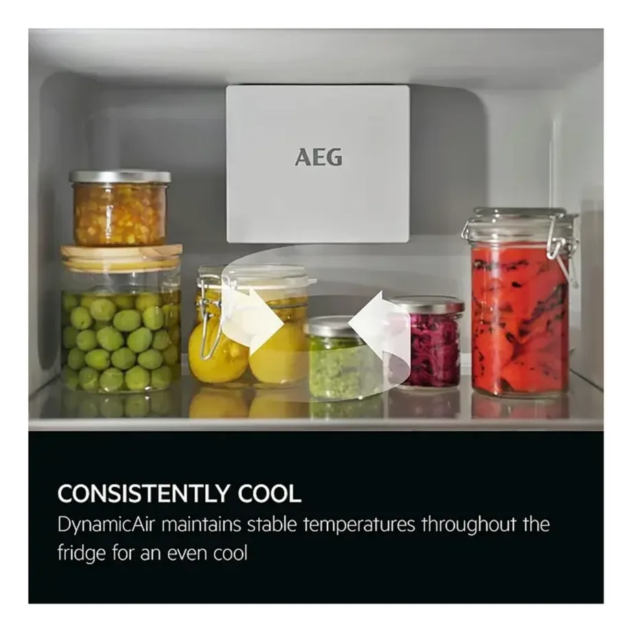 Integreeritav No Frost külmik sügavkülmaga AEG SCE819E5TS, 190 cm, 60 cm, 207/60 l, TwinTech, MultiSpace, CustomFlex, inverterkompressor, LED, valge – 5