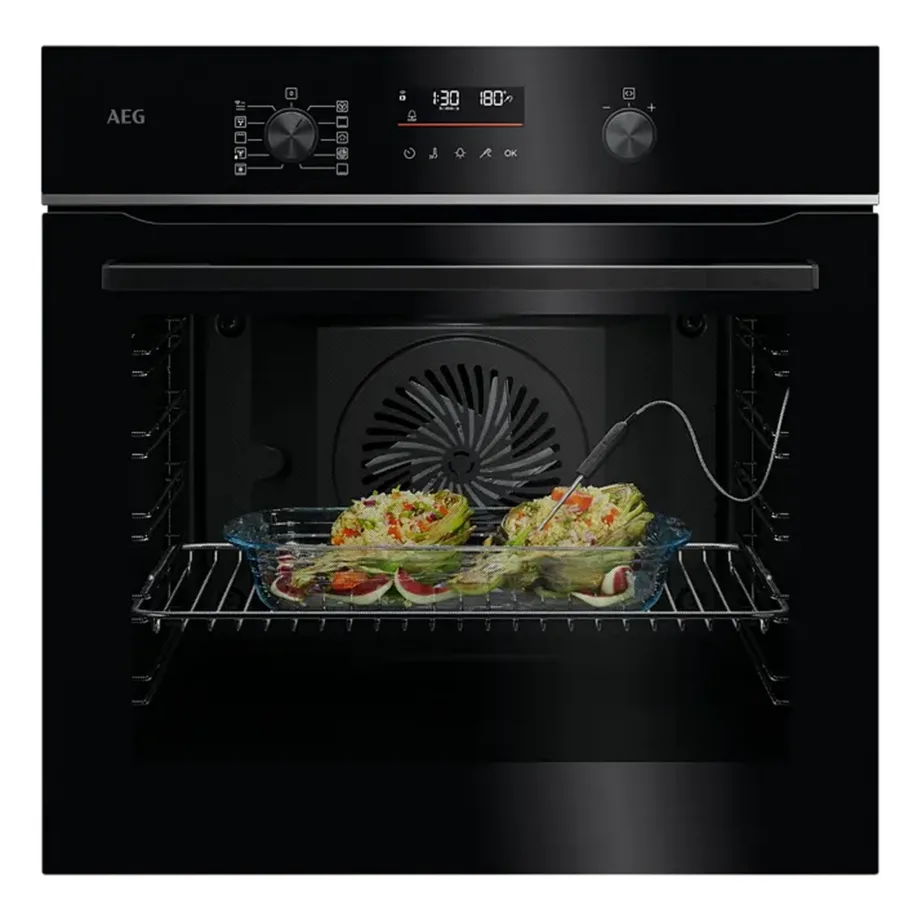Integreeritav aurufunktsiooniga pürolüütiline ahi AEG TA5PB531AB, 71 l, SteamBake, Pyroluxe, WiFi, A+, must, 60 cm, lihatermomeeter – 3
