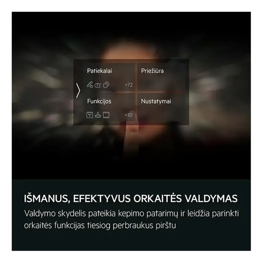 Integreeritav auruga elektriahi AEG TB8SB73ZAB, SteamPro täisaur 100%, 70 l, A++, CookSmart Touch puuteekraan, Wi-Fi, AI TasteAssist, lihatermomeeter, aurupuhastus, must - 6