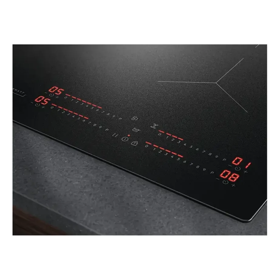 Induktsioonpliidiplaat keedusensori ja SaphirMatt klaasiga AEG TI64IB10IZ, 60 cm, 4 keeduala, Bridge, 7350 W, puutejuhtimine, matt must – 9