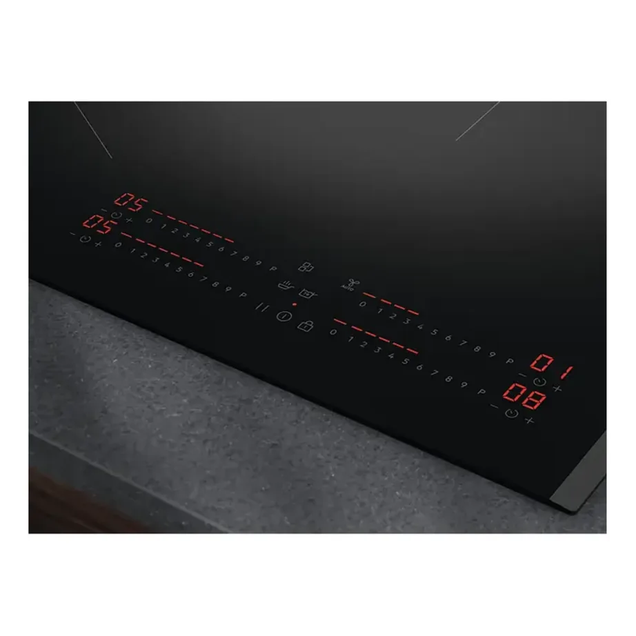 Induktsioonpliidiplaat Sense Boil & Fry ja Bridge-funktsiooniga AEG TI64IB30FB, integreeritav, 60 cm, 4 tsooni, vitrokeramika, puutetundlik Slider-juhtimine, Hob2Hood, 7350 W, must – 10