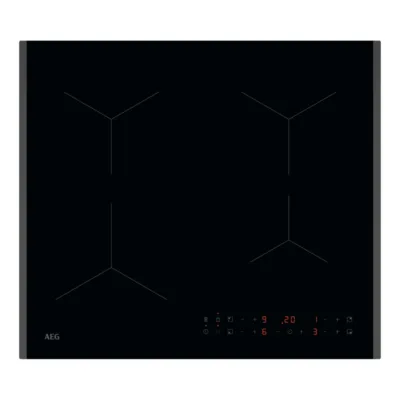 Induktsioonpliidiplaat PowerBoost ja Hob2Hoodiga AEG TN64IA00FB, 4 tsooni, 60 cm, 7200 W, vitrokeramika, puutetundlik