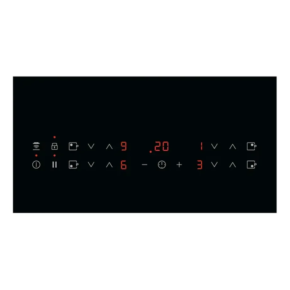 60 cm induktsioonpliidiplaat Hob2Hood ja PowerBoostiga AEG TN64IA00XB, 4 keeduala, 7200 W, puutetundlik juhtimine, taimer, lapselukk, raamiga, must – 13