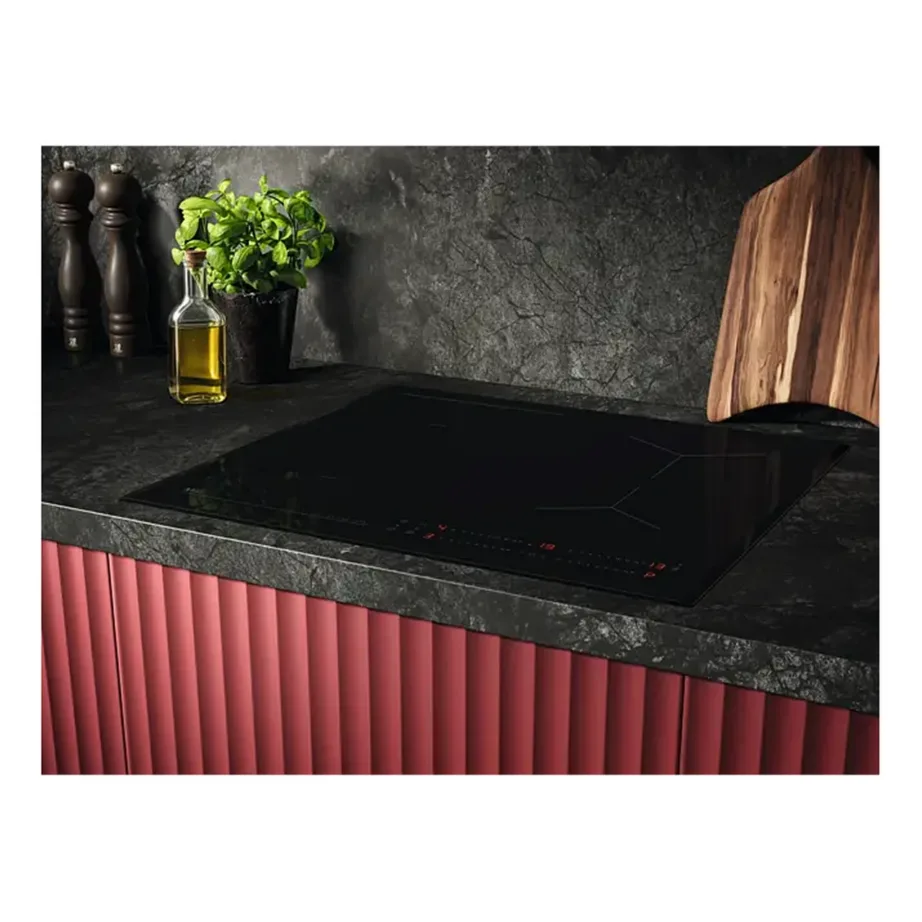 Induktsioonpliidiplaat Bridge-tsooniga AEG TO63IQ00FB, 60 cm, 3 keeduala, Hob2Hood, PowerBoost, puutejuhtimine, must – 3