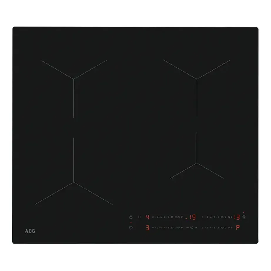 Induktsioonpliidiplaat matt musta klaasiga AEG TO64IA0AIT, 60 cm, 4 keeduala, SaphirMatt pind, puutetundlik liugjuhtimine, PowerBoost, Hob2Hood, taimer, lapselukk, 7350 W – 4