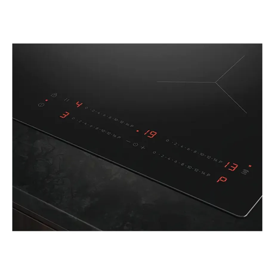 Induktsioonpliidiplaat matt musta klaasiga AEG TO64IA0AIT, 60 cm, 4 keeduala, SaphirMatt pind, puutetundlik liugjuhtimine, PowerBoost, Hob2Hood, taimer, lapselukk, 7350 W – 7