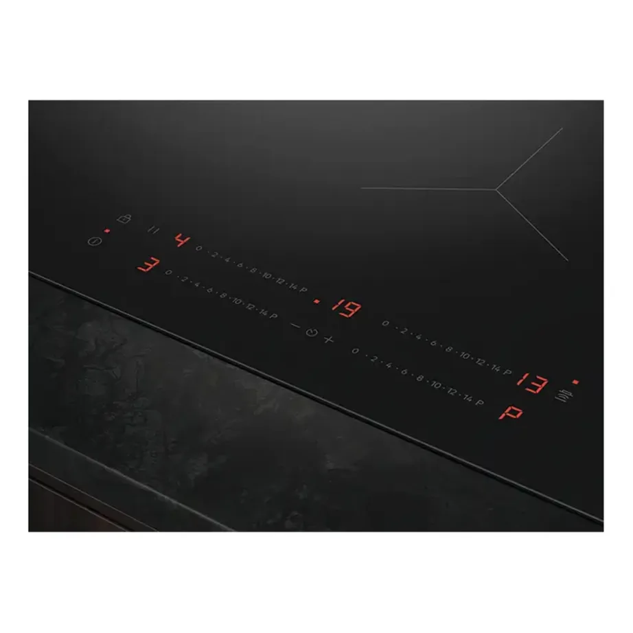 Induktsioonpliidiplaat matt musta klaasiga AEG TO64IA0AIT, 60 cm, 4 keeduala, SaphirMatt pind, puutetundlik liugjuhtimine, PowerBoost, Hob2Hood, taimer, lapselukk, 7350 W – 8