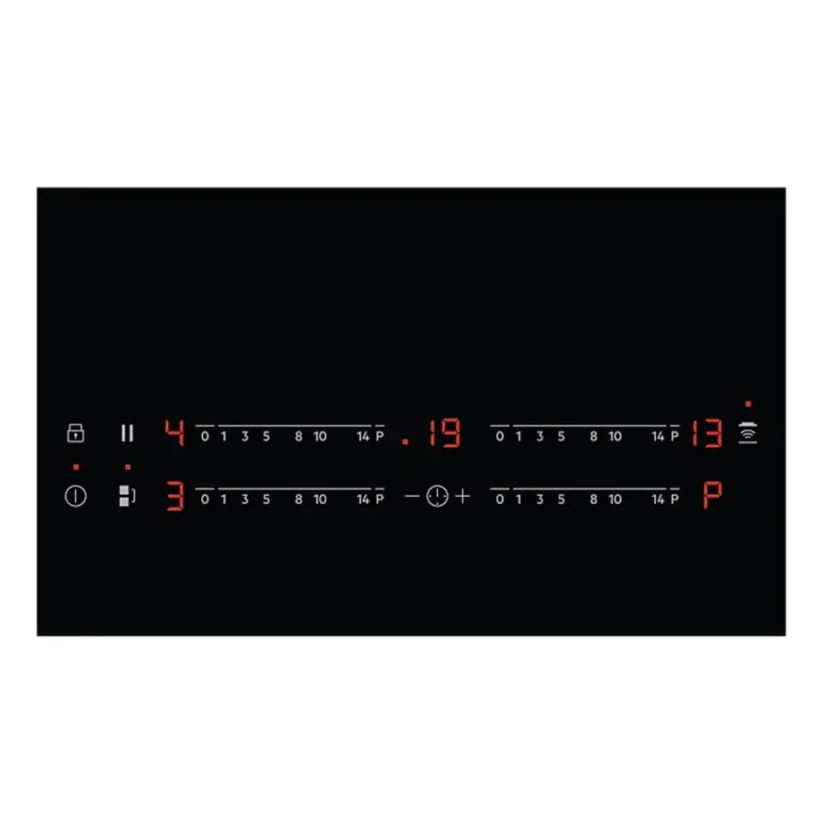 60 cm 4-tsooniline induktsioonpliidiplaat Bridge ja Hob2Hood funktsiooniga AEG TO64IB00FB, klaaskeraamika, puutetundlik juhtimine, PowerBoost, raamita, 7350 W, must – 13