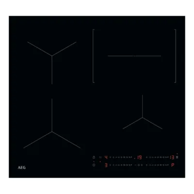 Induktsioonpliidiplaat Hob2Hood ja PowerBoost funktsiooniga AEG TO64IC00FB, 60 cm, 4 tsooni, 7200 W, puutejuhtimine