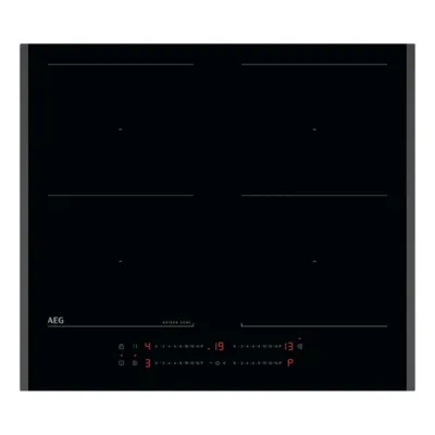 60 cm induktsioonpliidiplaat 2xBridge-funktsiooniga AEG TO64IM00FB, 4 keeduala, puutetundlik liugjuhtimine, PowerBoost,