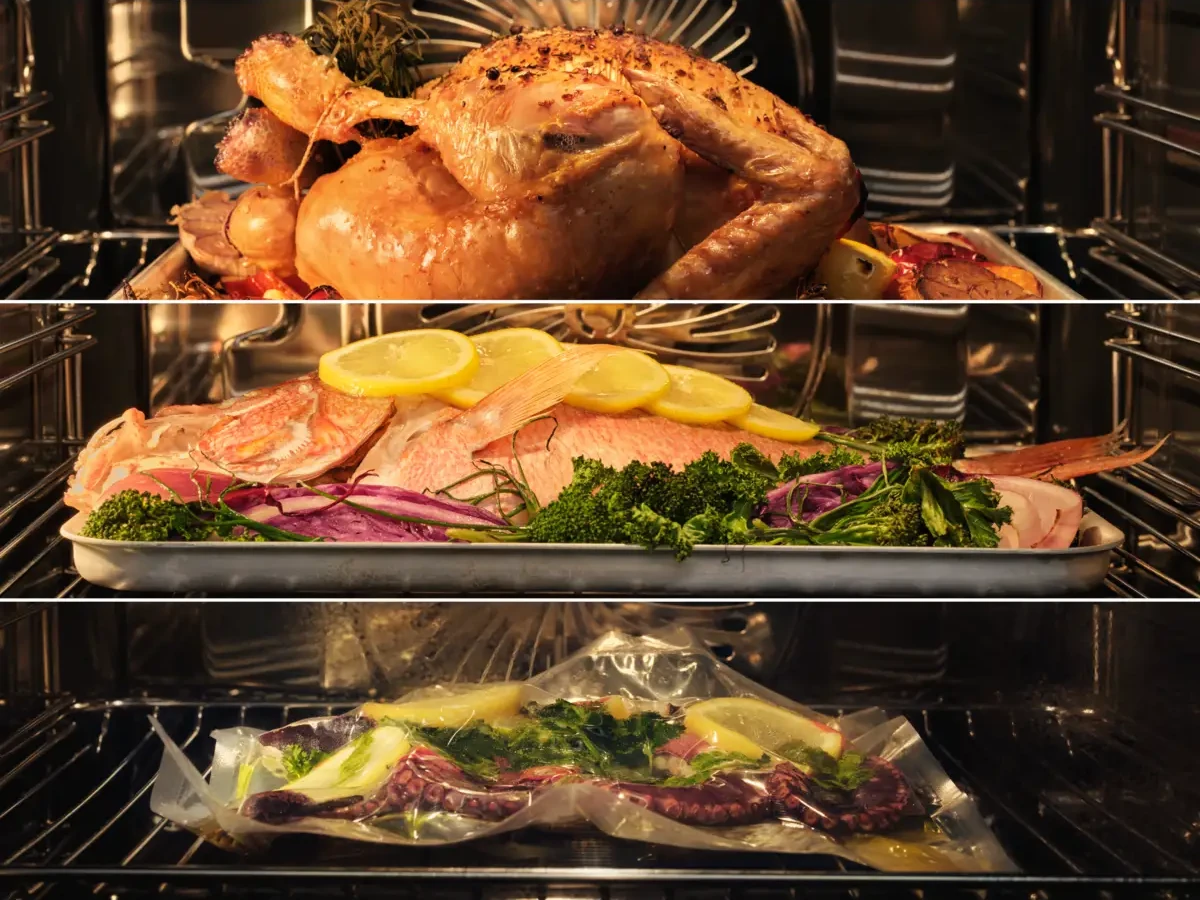 AEG SteamPro täisauru ja sous-vide funktsiooniga ahi toidu auruküpsetamiseks ja vaakumküpsetamiseks