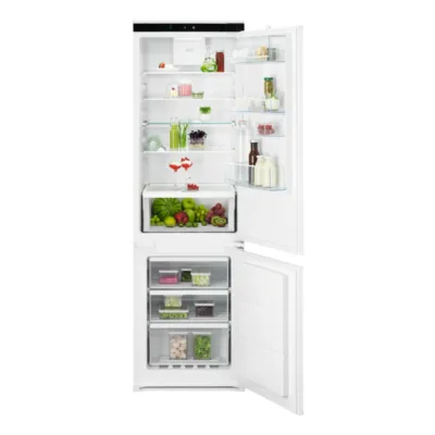 Integreeritav No Frost külmik-sügavkülmik GreenZone sahtliga AEG TSC7G181ES, 194/62 L, 178 cm, Wi-Fi, libisevad hinged,