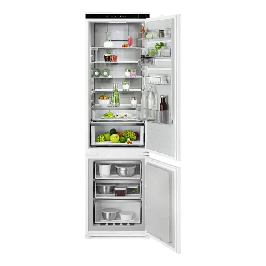 Integreeritav külmik-sügavkülmik NoFrost C klass AEG TSC8M191CS, 190 cm, 60 cm, 207+62 L, inverterkompressor, 35 dB, liughinged, valge – 4