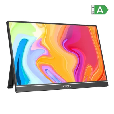 Kaasaskantav 16″ 2.5K monitor ARZOPA Z1RC, 2560x1600, 16:10, 60 Hz, HDR10, 500 cd/m2, 178° vaatenurgad, 2x USB‑C (üks