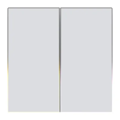 Puutetundlik kahelülitiline valguslüliti Zigbee 3.0 ja Tuya toega AVATTO ZTS60 TS60‑EU‑W2, 100–240 V, 10 A, 800 W/ahel,