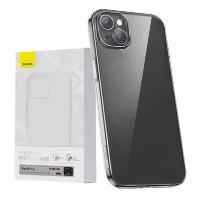 Läbipaistev õhuke kaitseümbris iPhone 13-le Baseus Simple P60151103201-00, 1.3 mm, TPU, MagSafe-ühilduv, oleofoobne